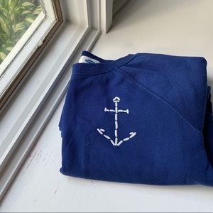 Oldnavy Blue Sweatshirt with Anchor Design